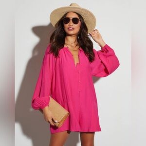 VICI KAILA BUTTON DOWN ROMPER NWOT